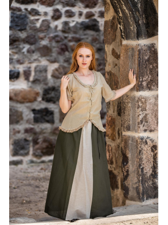 Trollfelsen Leonardo Carbone Mittelalter Gewandung Ritter Wikinger Magd Maid Rock Dana Grün Natur _2_